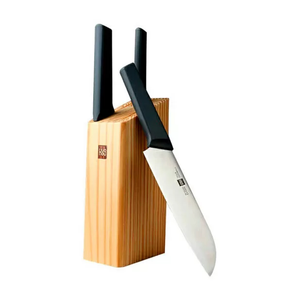 Набор ножей с подставкой HuoHou 4-Piece Kitchen Knife Set Lite